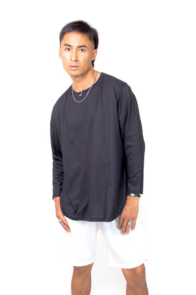 Berawa, Organic Cotton, Long Tee Shirt - Love Anchor Bali