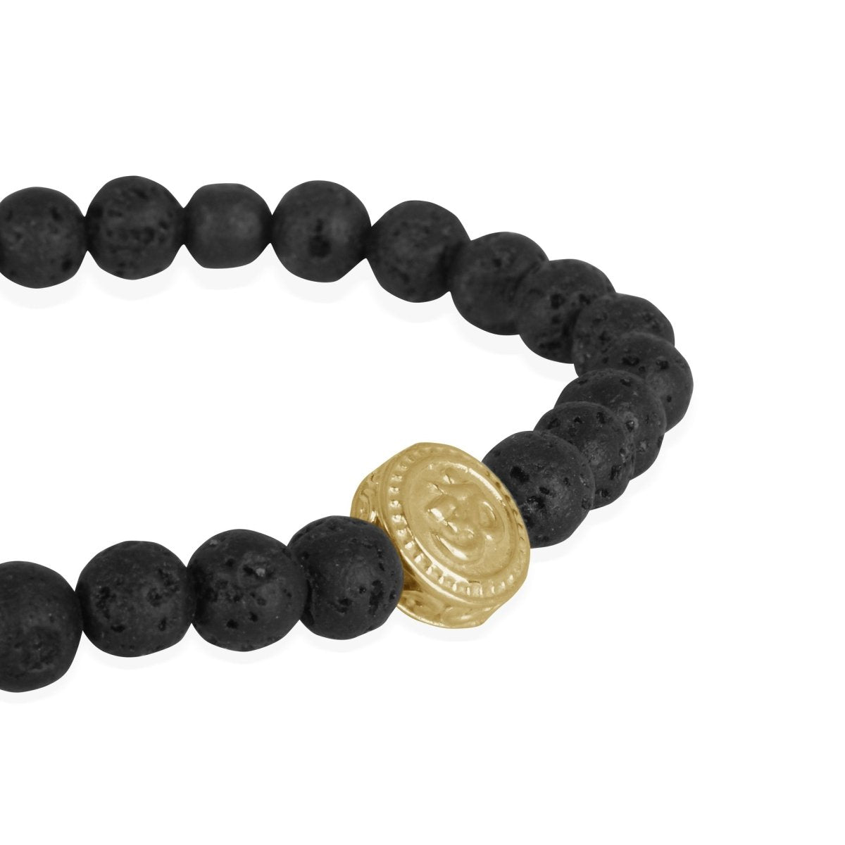 Bracelet Omkara Beads 6mm Gold 22K - Love Anchor Bali