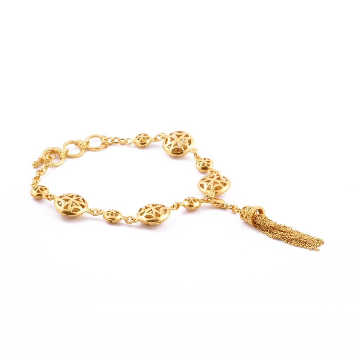 Bracelet Songket Gold - Love Anchor Bali