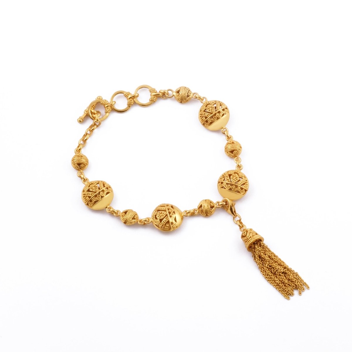 Bracelet Songket Gold - Love Anchor Bali
