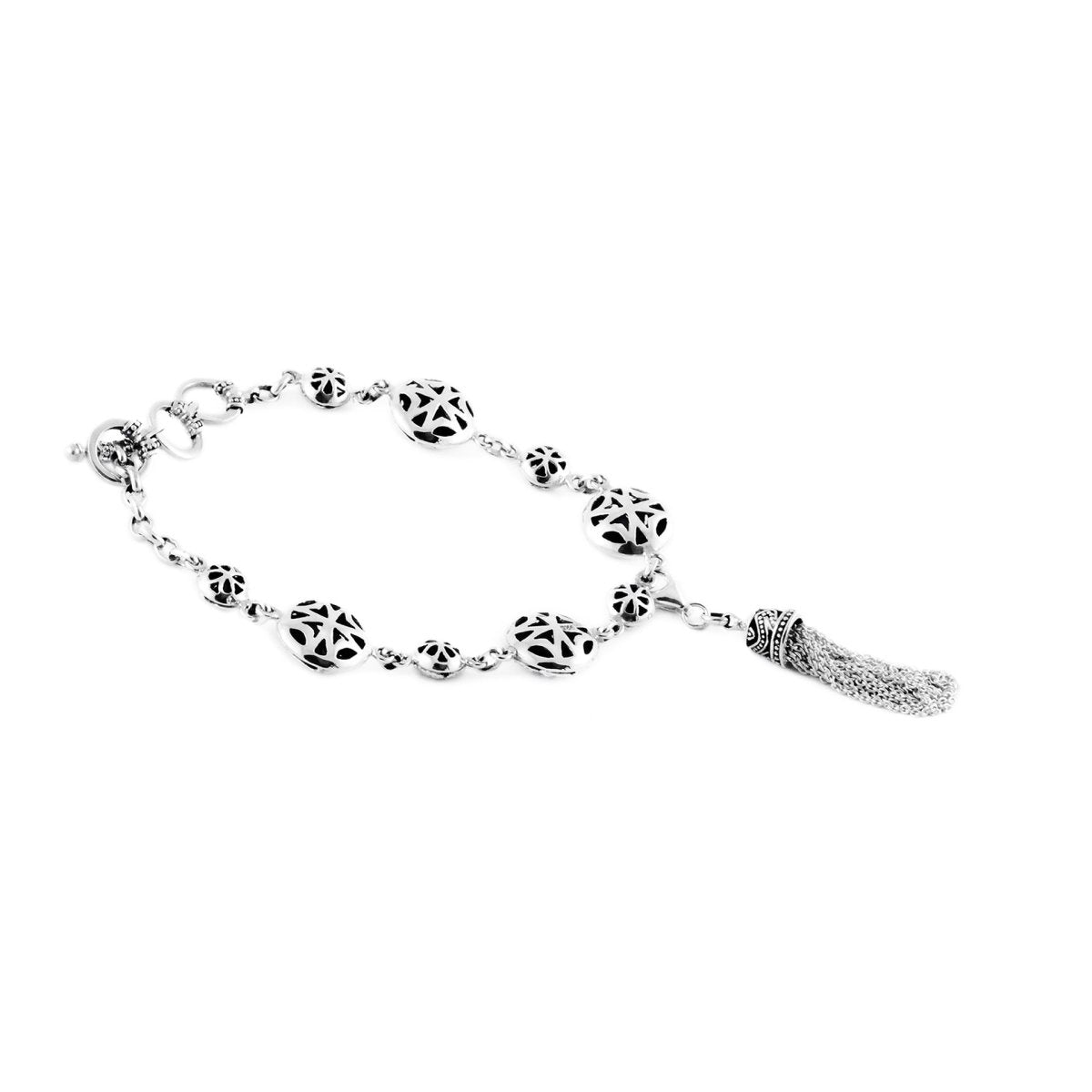 Bracelet Songket Silver - Love Anchor Bali