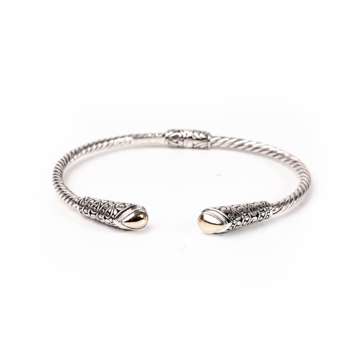 Bracelet Two Tone 3 - Love Anchor Bali