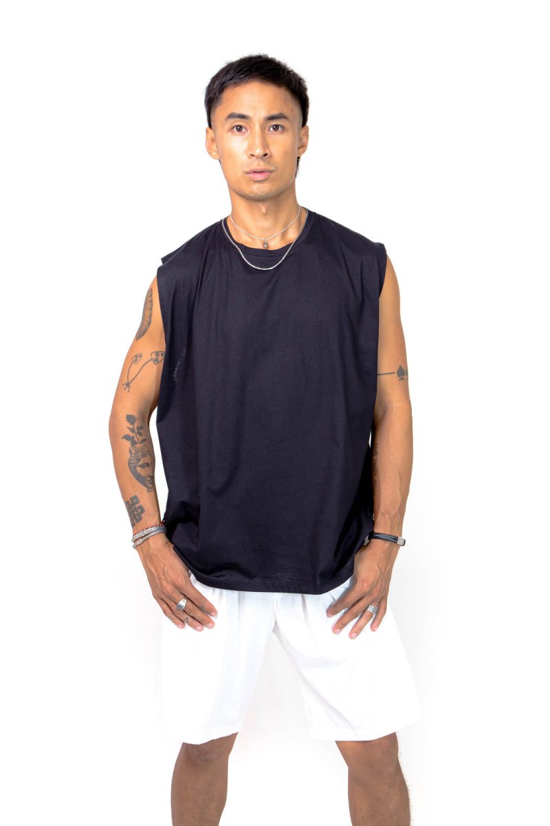 Buduk, Organic Cotton, Singlet - Love Anchor Bali