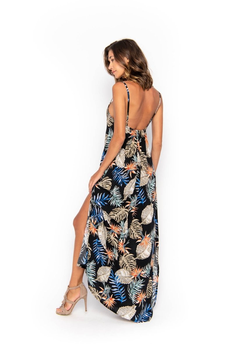 Bulan Sabit, Tropical, Maxi Dress - Love Anchor Bali