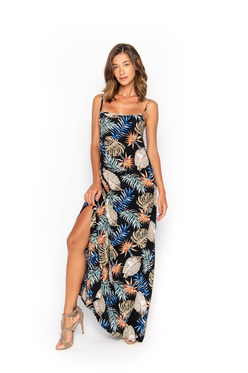 Bulan Sabit, Tropical, Maxi Dress - Love Anchor Bali