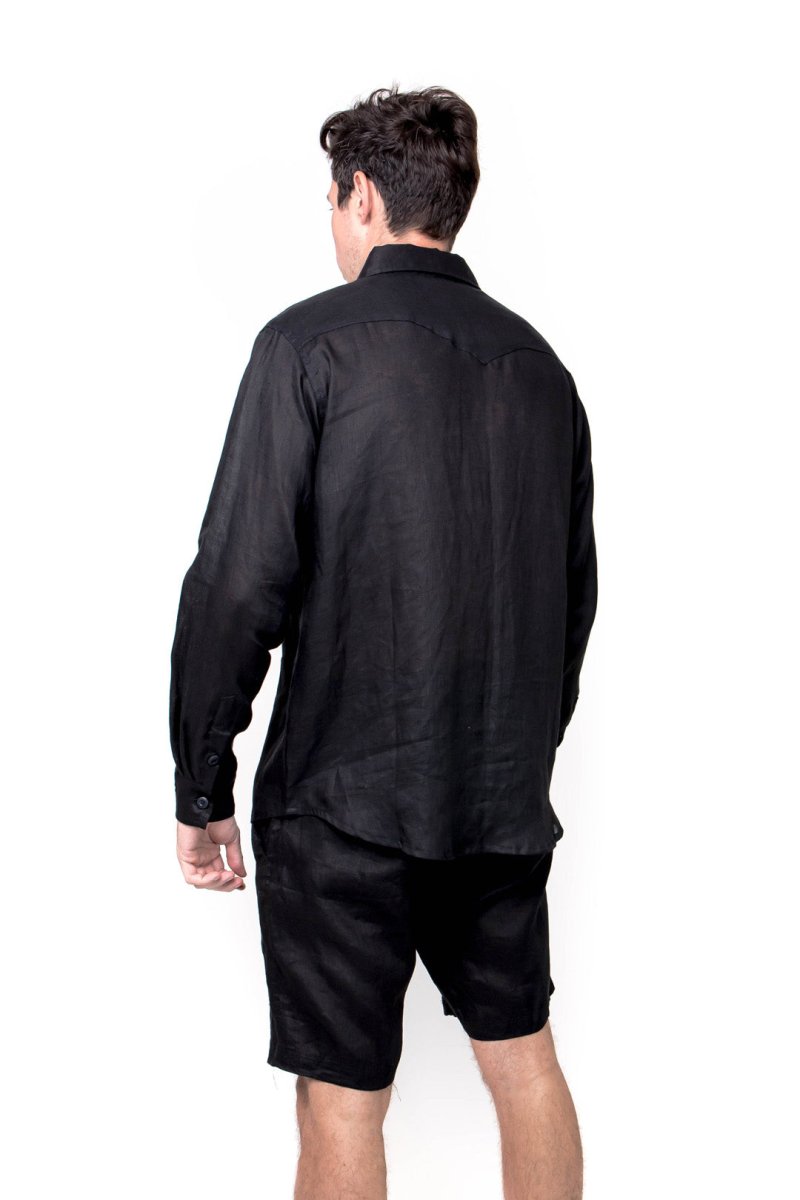 Cupek, Linen, Short Pant - Love Anchor Bali