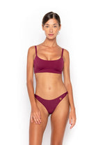 Dhea, Plain, Reversible Bikini Top - Love Anchor Bali
