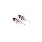 Earring Amethyst Garnet - Love Anchor Bali