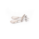 Earstud Gold Sandblaster White Shell - Love Anchor Bali