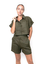 Ekasari, Linen, Short Pant - Love Anchor Bali