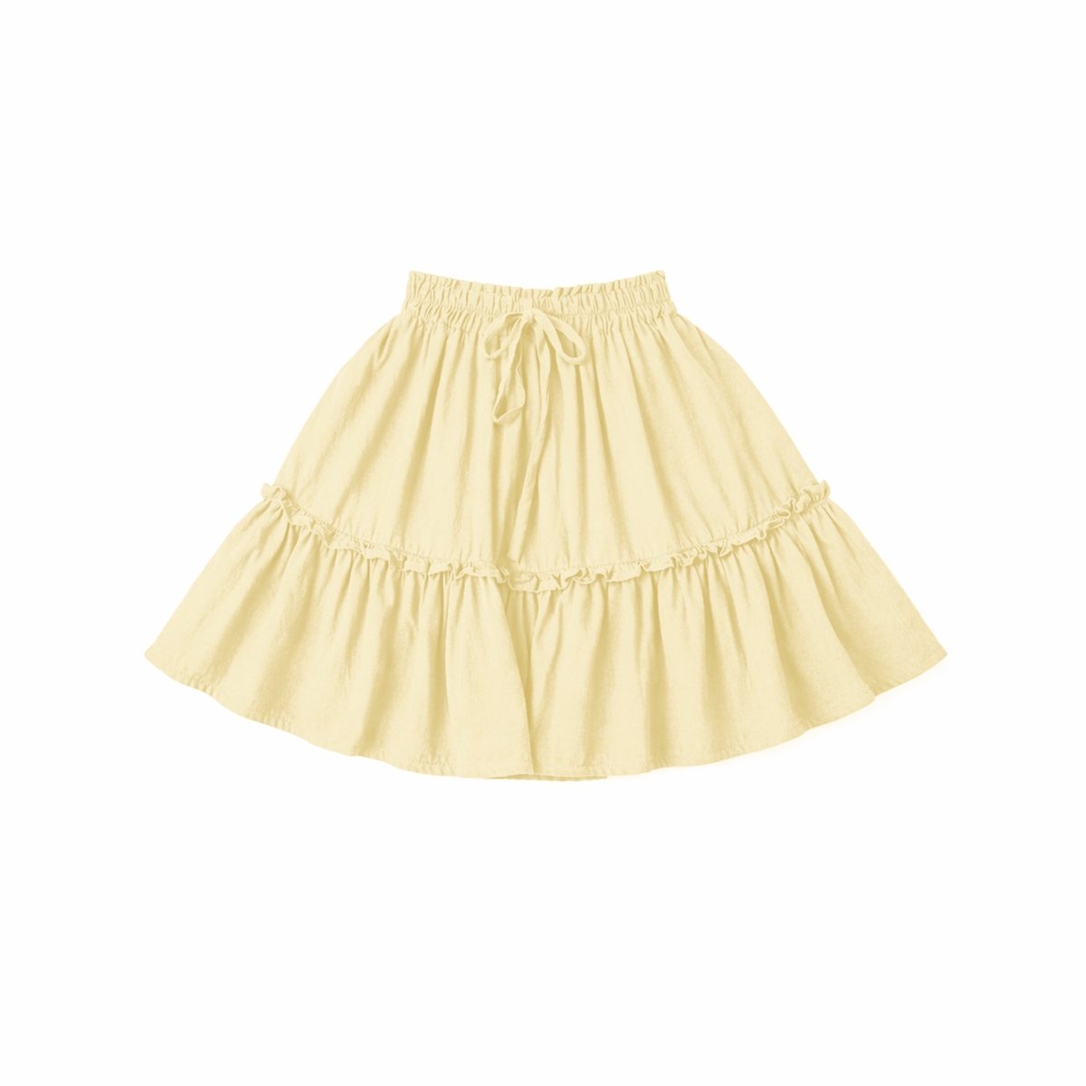 Frill, Plain, Girls Bottom Mini Skirt - Love Anchor Bali