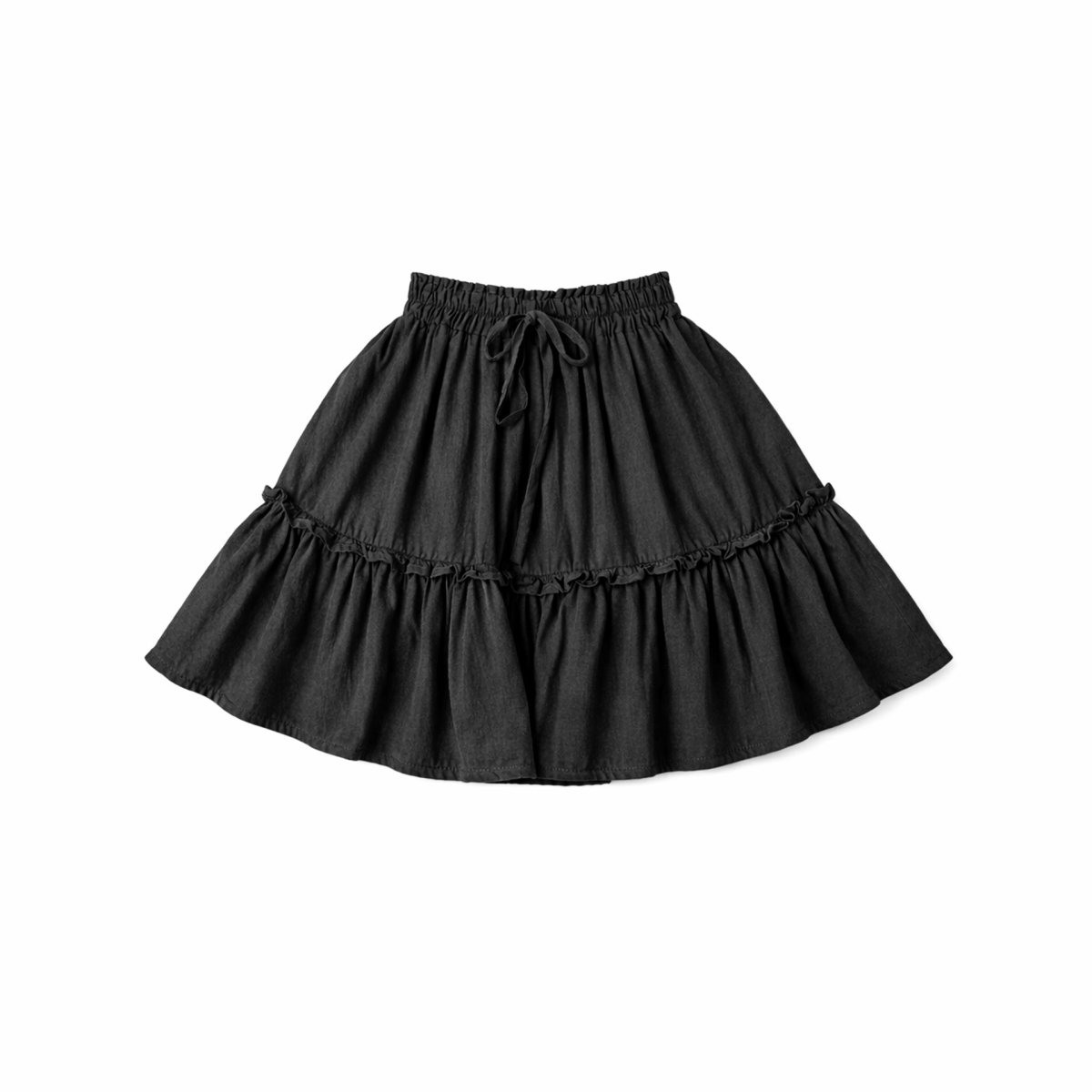 Frill, Plain, Girls Bottom Mini Skirt - Love Anchor Bali