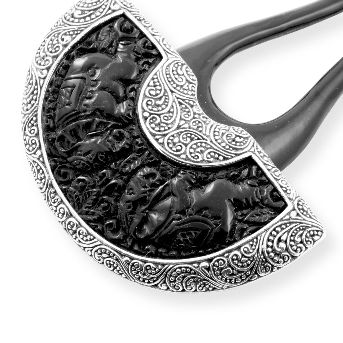 Gajah Silver Hairpin - Love Anchor Bali