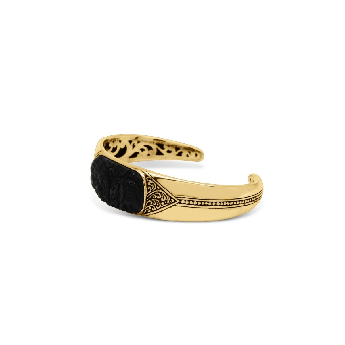 Gelang Cuff Bangle Gajah Gold - Love Anchor Bali