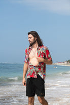 Gold Stripe, Plain, Board Shorts - Love Anchor Bali