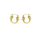 Hoop Earring Sea Horse Collection Gold 18K - Love Anchor Bali
