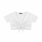 Ikat, Plain, Kids Top Crop - Love Anchor Bali