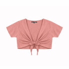 Ikat, Plain, Kids Top Crop - Love Anchor Bali