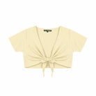 Ikat, Plain, Kids Top Crop - Love Anchor Bali
