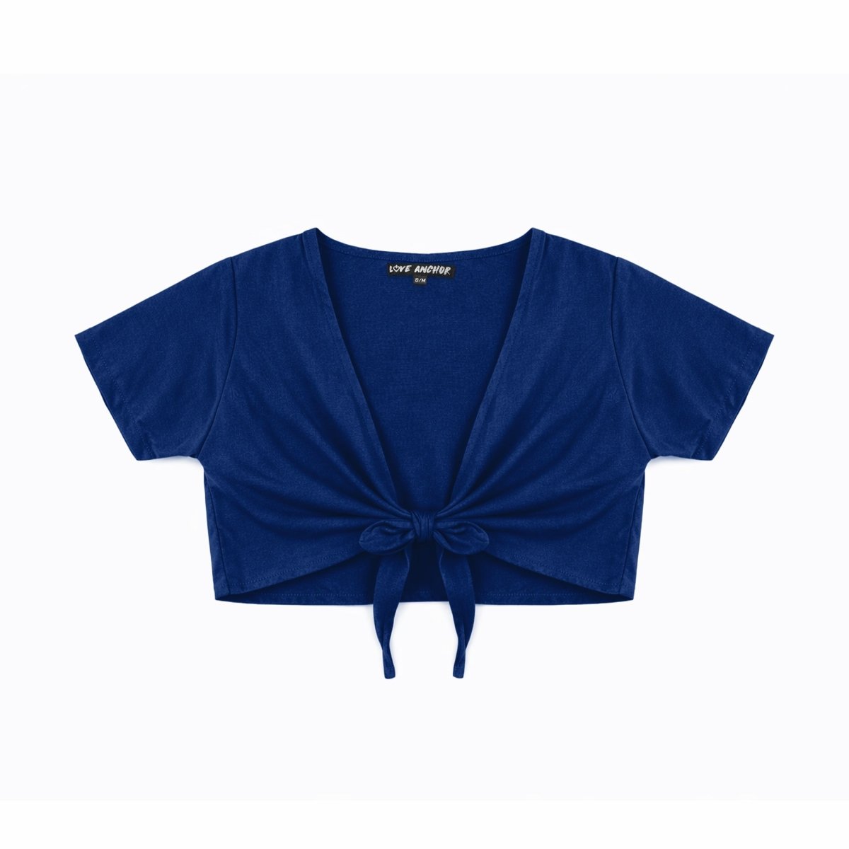 Ikat, Plain, Kids Top Crop - Love Anchor Bali