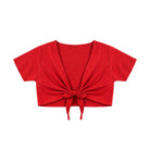 Ikat, Plain, Kids Top Crop - Love Anchor Bali