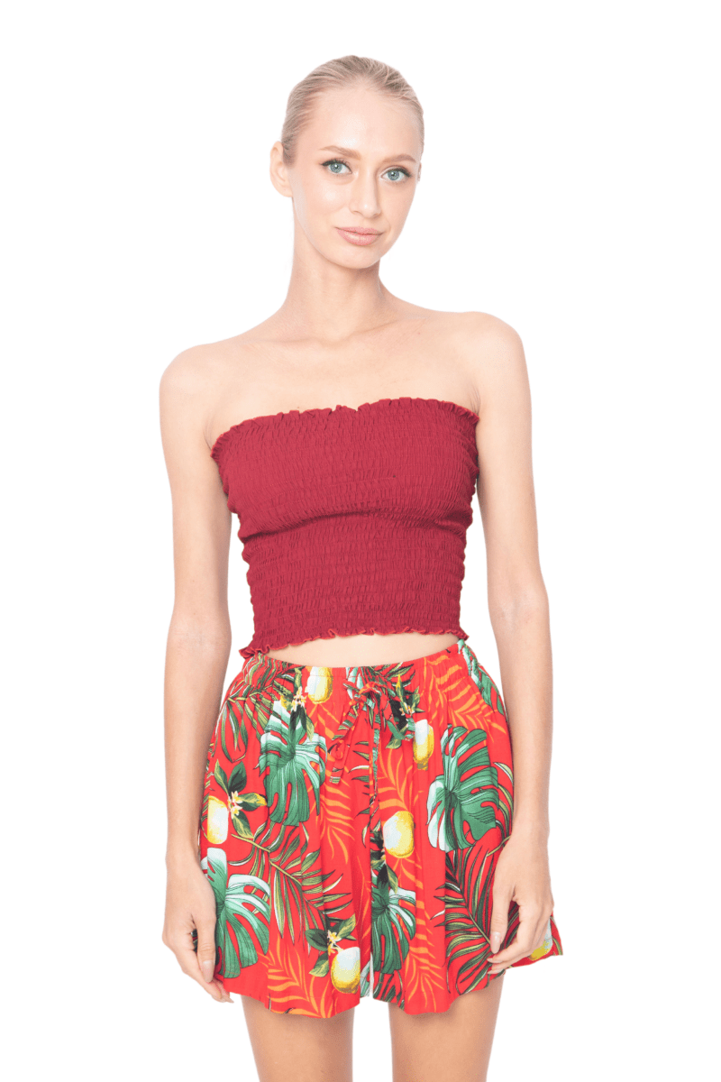 Jaele, Tropical, Short Pants - Love Anchor Bali