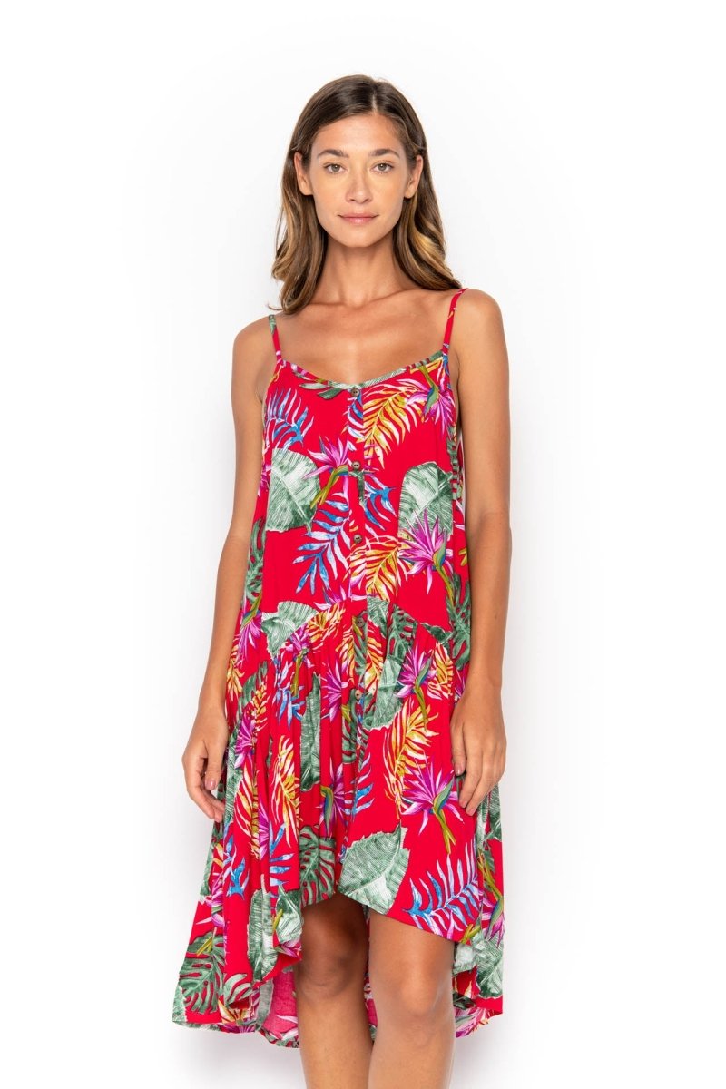 Jasmine, Tropical, Mini Dress - Love Anchor Bali
