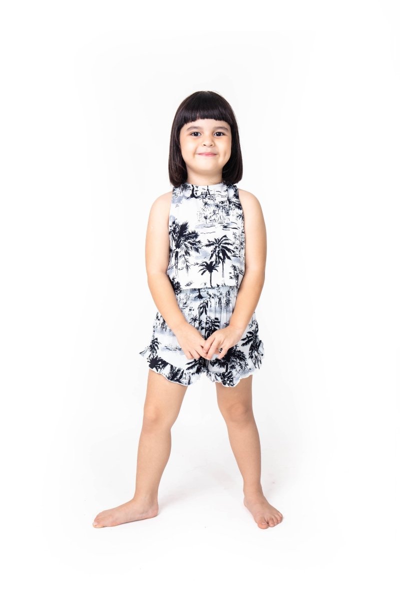 Jepun, Tropical, Girl Top - Love Anchor Bali