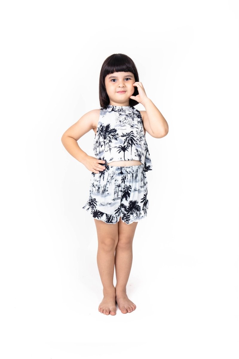 Jepun, Tropical, Girl Top - Love Anchor Bali