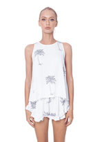 Jepun, Tropical, Sleeveless Top - Love Anchor Bali