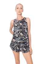 Jepun, Tropical, Sleeveless Top - Love Anchor Bali