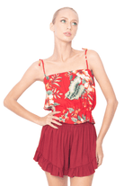 Julie, Tropical, Sleeveless Top - Love Anchor Bali