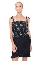 Julie, Tropical, Sleeveless Top - Love Anchor Bali