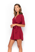 Kataya, Plain, Mini Playsuit - Love Anchor Bali