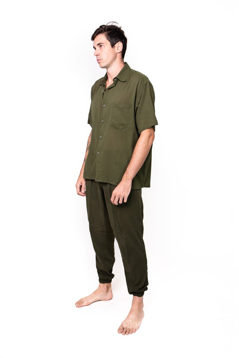 Legian, Cotton Crepe, Long Pants - Love Anchor Bali