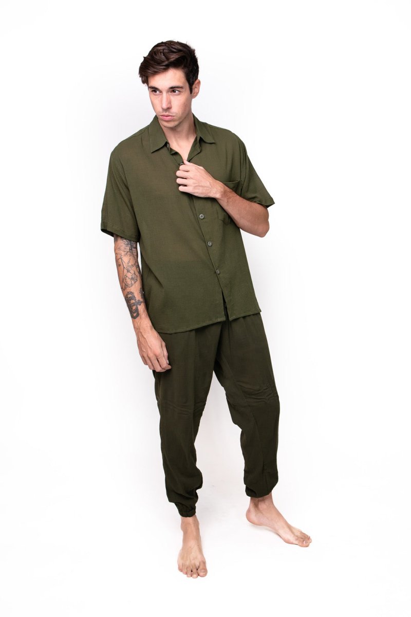 Legian, Cotton Crepe, Long Pants - Love Anchor Bali