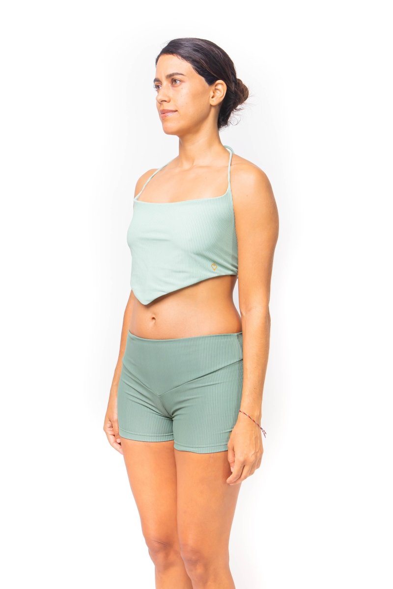 Lily, Eco Rib Nylon, Top Sport Yoga - Love Anchor Bali