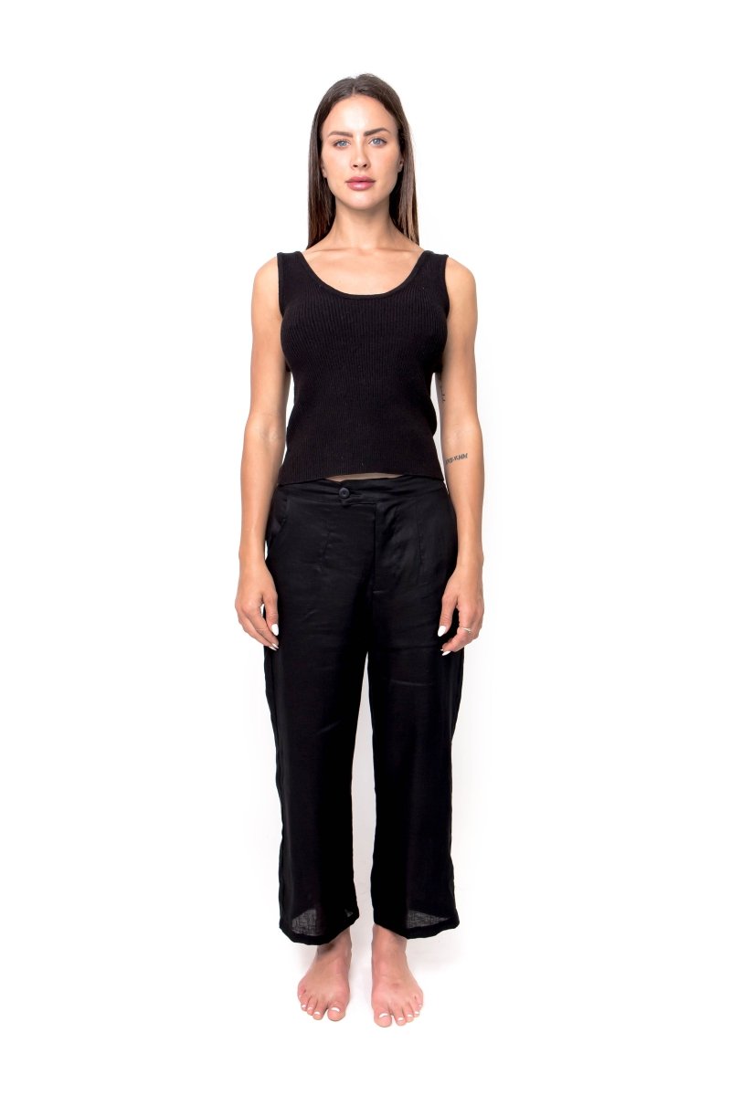 Lodia, Linen, Long Pant - Love Anchor Bali