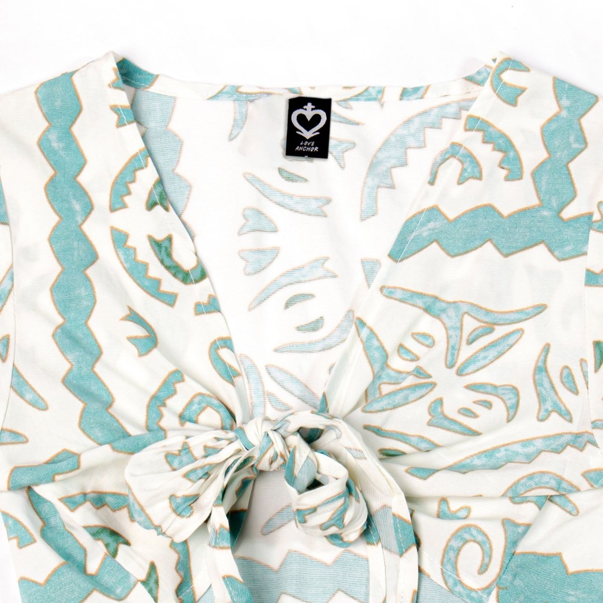 Love Anchor Beach Wear Kids Crop Top Tropical - Ikat - Love Anchor Bali