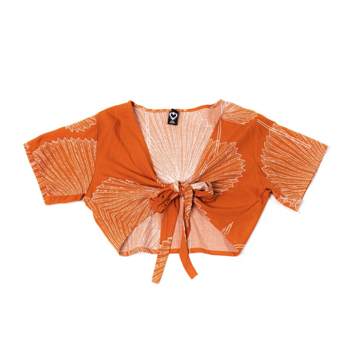 Love Anchor Beach Wear Kids Crop Top Tropical - Ikat - Love Anchor Bali