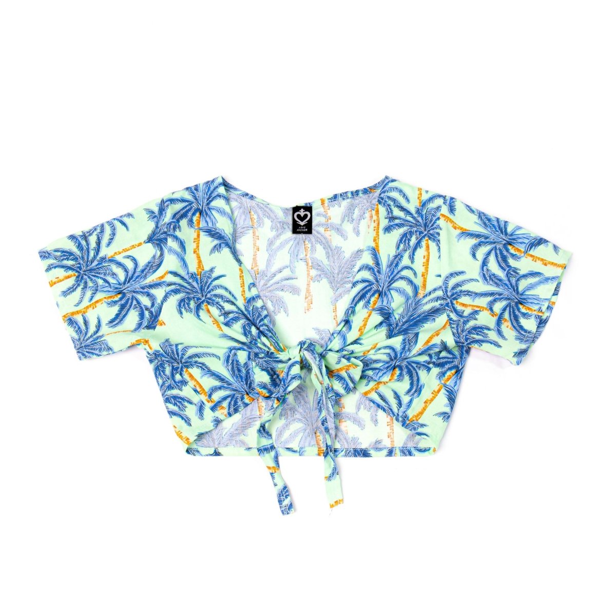 Love Anchor Beach Wear Kids Crop Top Tropical - Ikat - Love Anchor Bali