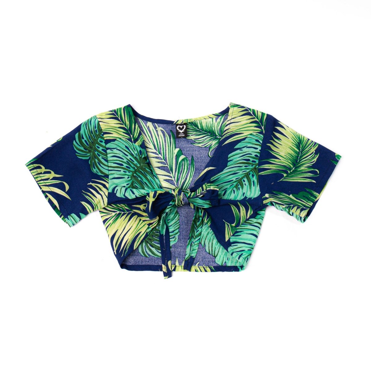 Love Anchor Beach Wear Kids Crop Top Tropical - Ikat - Love Anchor Bali
