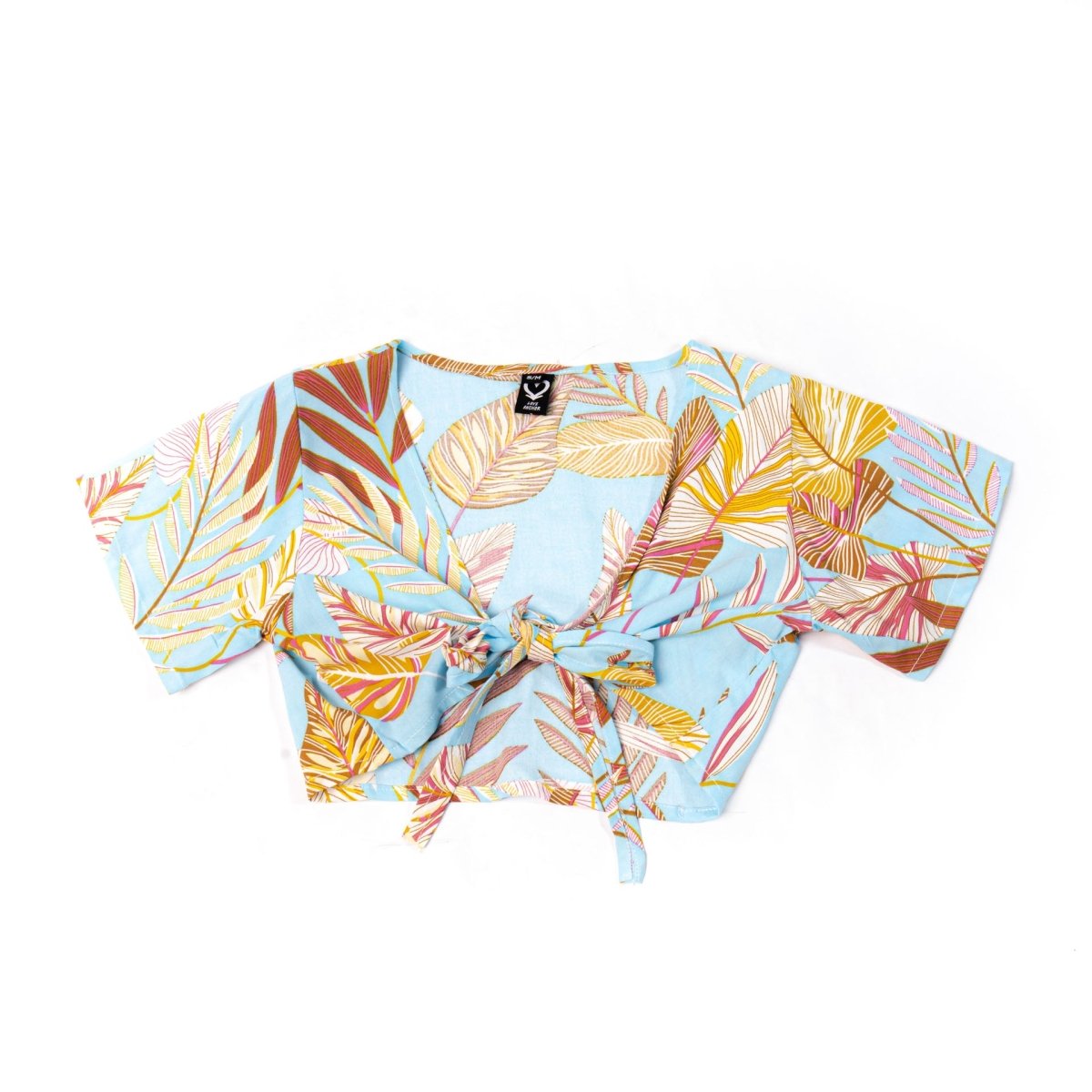 Love Anchor Beach Wear Kids Crop Top Tropical - Ikat - Love Anchor Bali