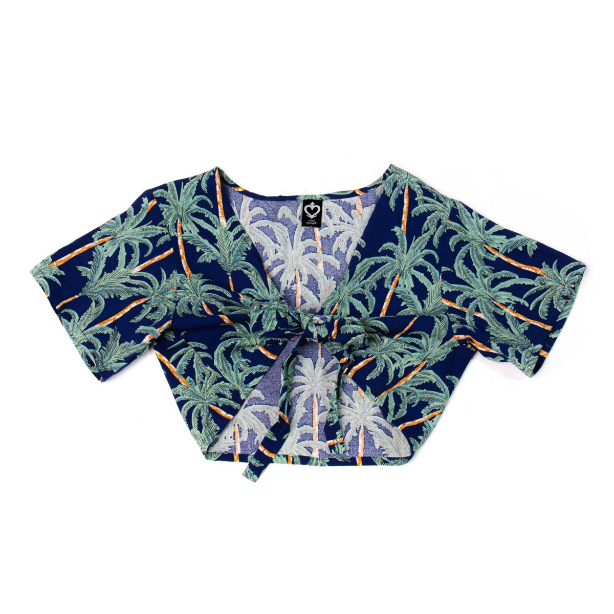 Love Anchor Beach Wear Kids Crop Top Tropical - Ikat - Love Anchor Bali