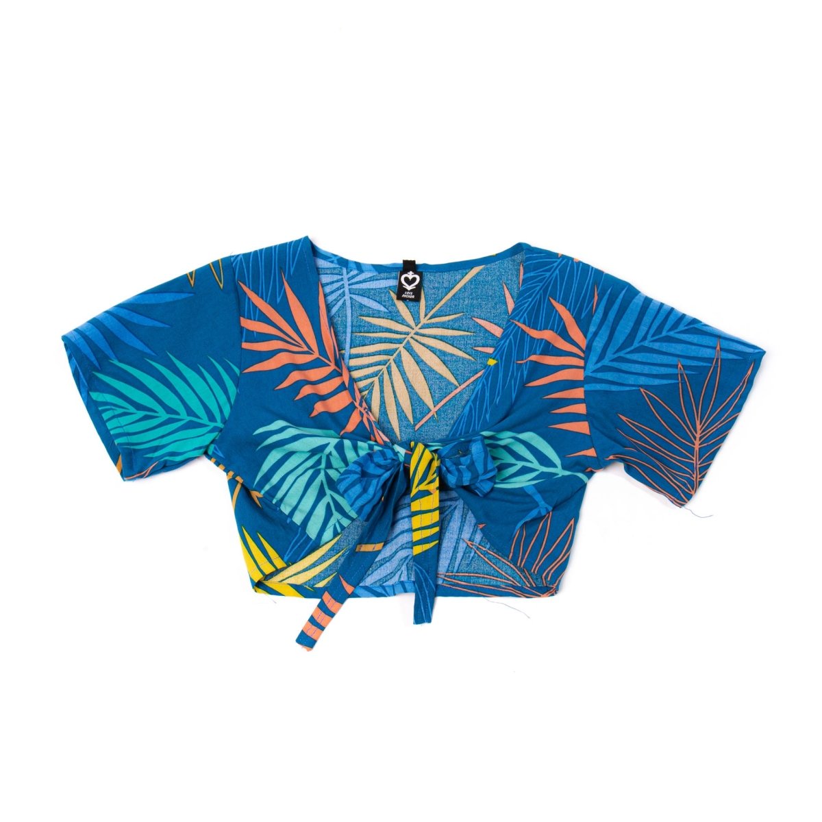 Love Anchor Beach Wear Kids Crop Top Tropical - Ikat - Love Anchor Bali