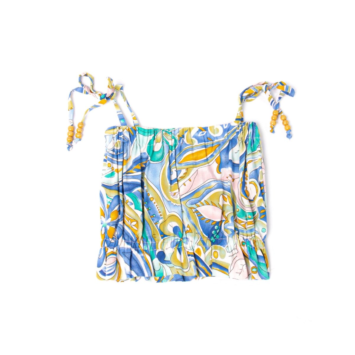 Love Anchor Beach Wear Kids Sleevess Top Tropical – Julie - Love Anchor Bali