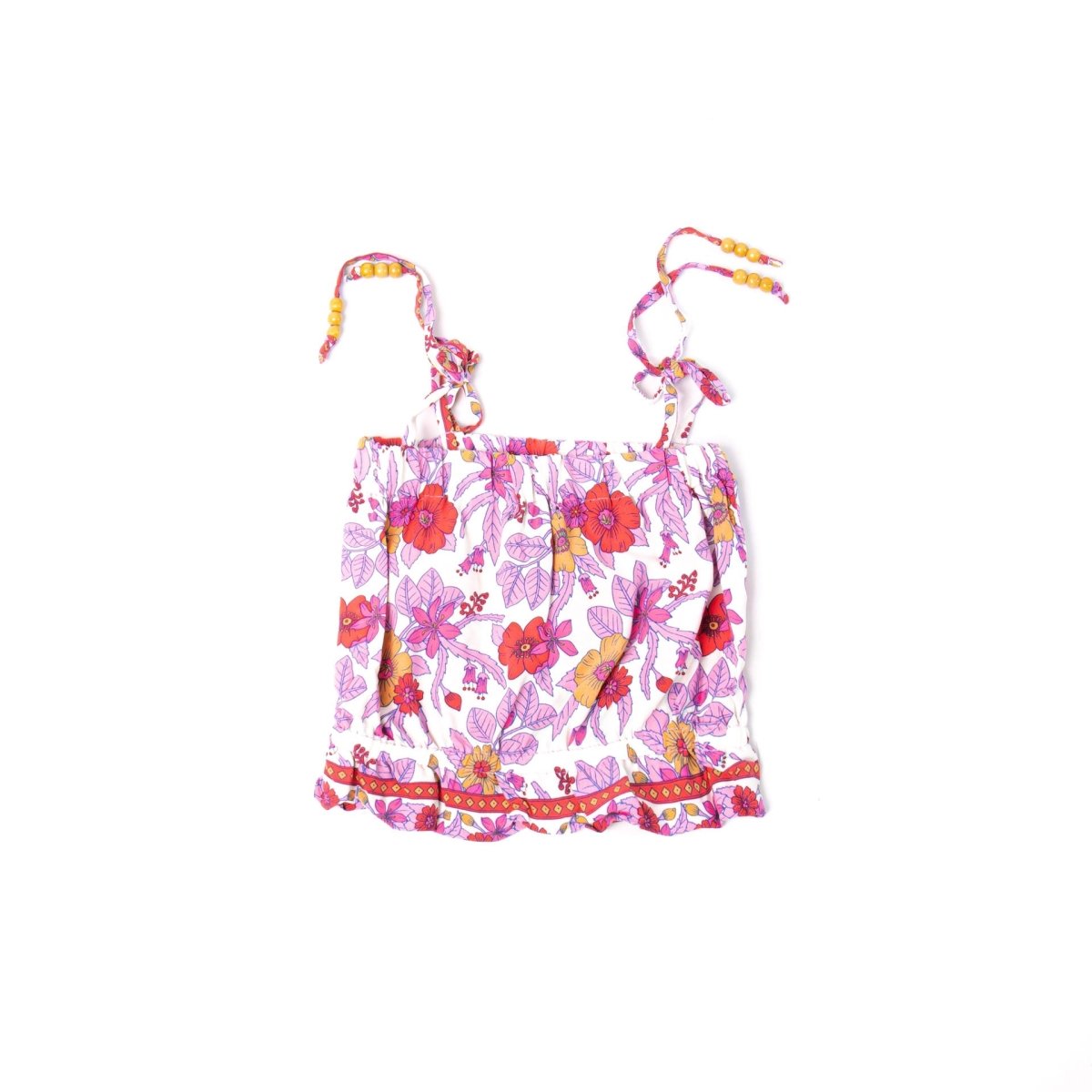 Love Anchor Beach Wear Kids Sleevess Top Tropical – Julie - Love Anchor Bali