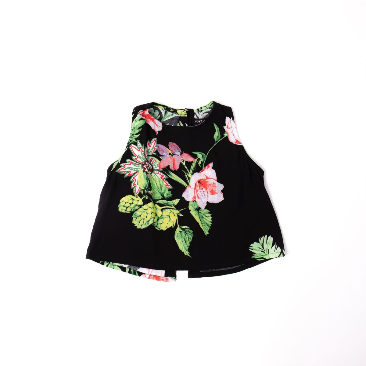 Love Anchor Beach Wear Kids Sleevless Top Tropical - Jepun - Love Anchor Bali