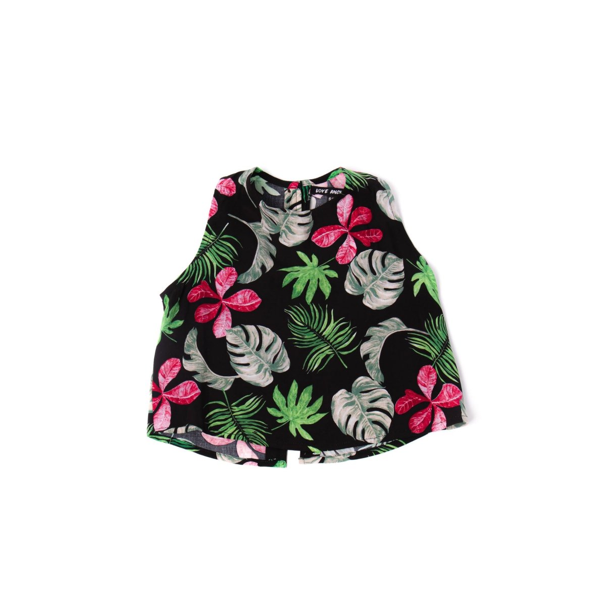 Love Anchor Beach Wear Kids Sleevless Top Tropical - Jepun - Love Anchor Bali