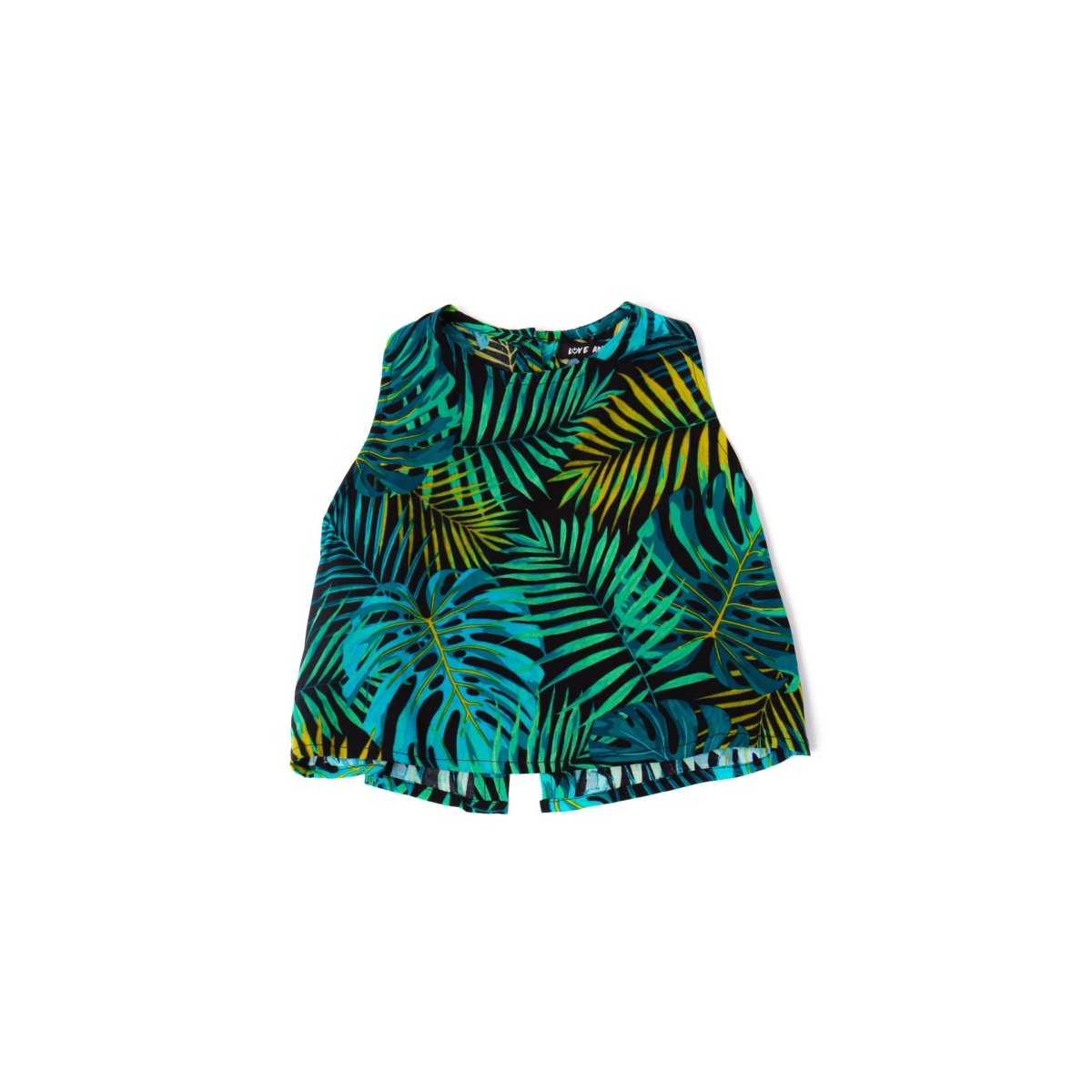 Love Anchor Beach Wear Kids Sleevless Top Tropical - Jepun - Love Anchor Bali